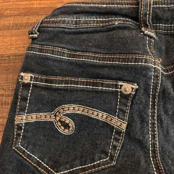 JUSTICE Girl’s Simply Low Dark Wash Skinny Jeans / Size: 6 Slim - Picture 7 of 13